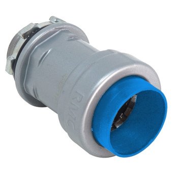 Southwire SIMPush 65077901 Conduit Box Connector, 1/2 in Push-In, 1.29 in OD, Metal