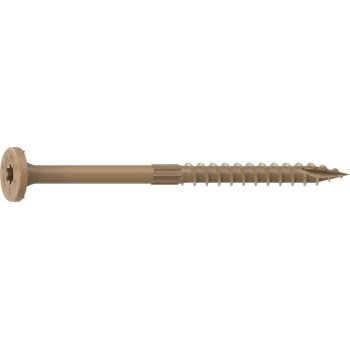 Camo 0355170 Framing Screw, 0.16 in Thread, 3 in L, Flat Head, Star Drive, Slash Point, PROTECH Ultra 4 Coated, 50