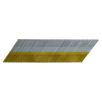 Metabo HPT 24202S Finish Nail, Angled Collation, 1-1/2 in L, 15 ga Gauge, Electro-Galvanized