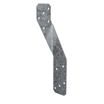 Simpson Strong-Tie H2.5T Hurricane Tie, 6.38 in L, 1-1/4 in W, Steel, Galvanized/Zinc