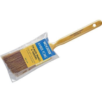 Wooster 1233-2 Paint Brush, 2 in W, 2-3/16 in L Bristle, China Bristle, Beaver Tail Handle