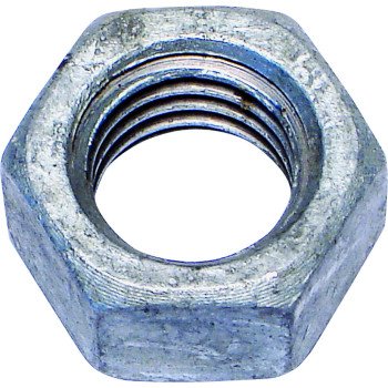 Midwest Fastener 05618 Hex Nut, Coarse Thread, 1/2-13 Thread, Galvanized