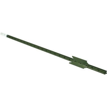 CMC TP125PGN070 T-Post, 7 ft H, Steel, Green/White