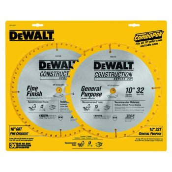 DW3106P5 SAW BLADES 10IN      