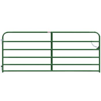 Behlen Country 40130102 Utility Gate, 10 ft W Gate, 50 in H Gate, 20 ga Frame Tube/Channel, Green