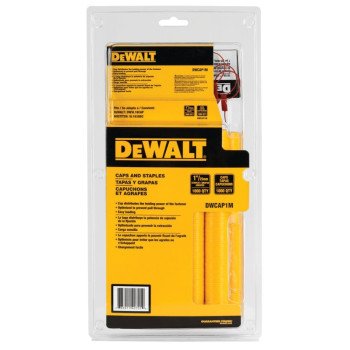 DWCAP1M CAP STAPLE PAK 18GA   