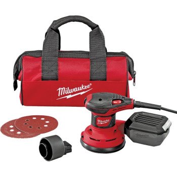 Milwaukee 6034-21 Random Orbit Palm Sander, 3 A, 5 in Pad/Disc