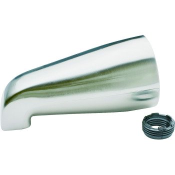 Plumb Pak PP825-30 Bathtub Spout, 3/4 in Connection, IPS, Chrome Plated, For: 1/2 in or 3/4 in Pipe