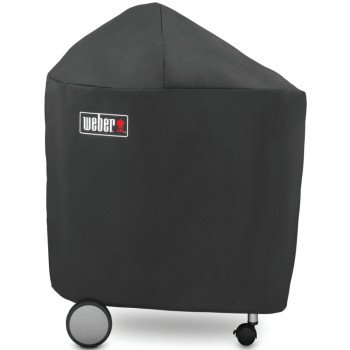 Weber 7151 Grill Cover, 25 in W, 40 in H, Polyester, Black