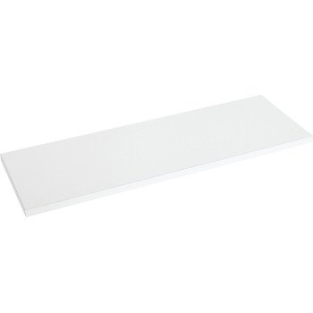 Knape & Vogt 1980 WH 8X36 Shelf Board, 36 in L, 8 in W, White, For: KV Standard/Bracket Shelving Systems