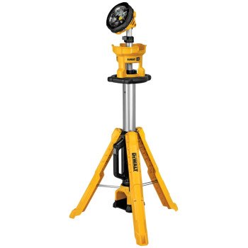 DEWALT DCL079B Cordless Tripod Light, 20 V, LED Lamp, 3000