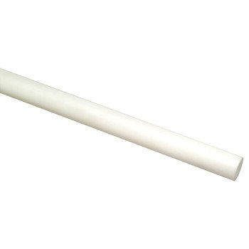 Apollo APPW514 Pipe, 1/4 in, 5 ft L, Barb, Polyethylene, White