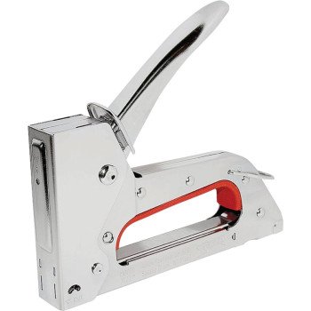 Arrow JT27 Staple Gun, JT21 Staple, 3/8 in W Crown, 1/4 to 3/8 in L Leg, Steel Staple