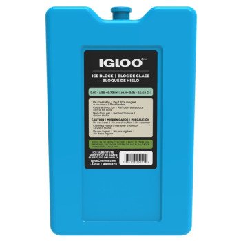 Igloo MaxCold Series 00025201 Freeze Block, 33.8 oz, Blue