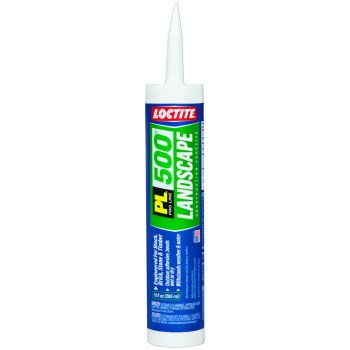 Loctite 1654392 Landscape Block Adhesive, Paste, Acetone, Beige/Tan, 10 oz Tube