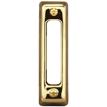 SL-711-90 BUTTON PUSH BRASS   