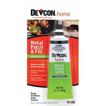 Devcon 50345 Metal Patch and Fill, Charcoal Gray, 3.5 oz, Tube