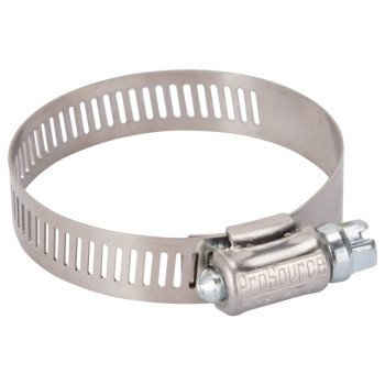 ProSource HCRAN28 Interlocked Hose Clamp, Stainless Steel, Stainless Steel