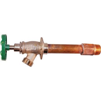 Arrowhead Brass 455-12LF Frost-Free Standard Wall Hydrant, 1/2 x 3/4 in Connection, FIP x MIP x Male Hose Thread