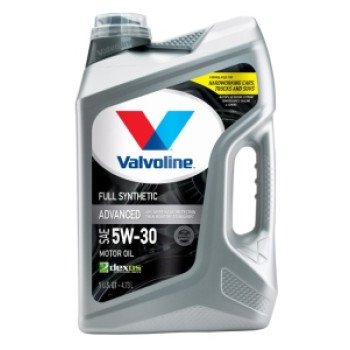 Valvoline 881164 Advanced Full Synthetic Motor Oil, 5W-30, 5 qt, Bottle