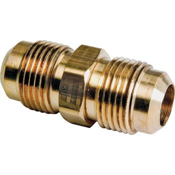 BrassCraft FU3-6 Flare Union, 3/8 in, Flare, 1-3/32 in L, 3/8 in OD