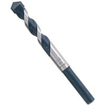 Bosch Turbo HCBG19T Hammer Drill Bit, 9/16 in Dia, 10 in OAL, Milled U Flute, 3-Flute, 5/16 in Dia Shank