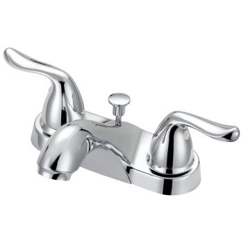 Boston Harbor F5121033CP Lavatory Faucet, 1.2 gpm, 2 -Faucet Handle, 3 -Faucet Hole, Metal, Chrome, Lever Handle