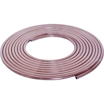 Streamline RC3820 Copper Tubing, 3/8 in, 20 ft L, Short, Coil