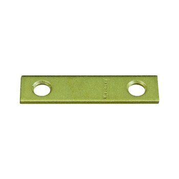 National Hardware N190-892 Mending Brace, 2 in L, 1/2 in W, 0.07 in Gauge, Steel, Brass, Screw Mounting