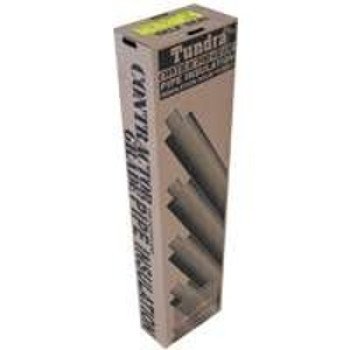 Quick R 72381T Pipe Insulation, 2-3/8 in ID x 3-7/8 in OD Dia, 6 ft L, Polyolefin, Charcoal