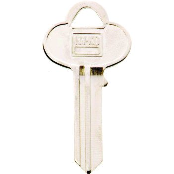 Hy-Ko 11010CO7 Key Blank, Brass, Nickel, For: Corbin Russwin Cabinet, House Locks and Padlocks