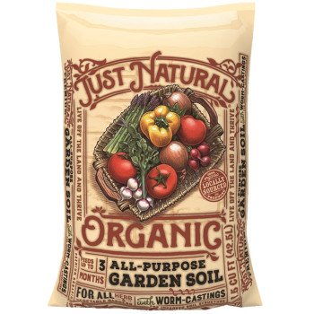 Jolly Gardener Just Natural 50150144 Premium Garden Soil, 1 cu-ft Bag