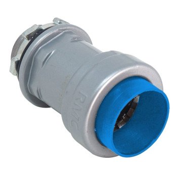 Southwire SIMPush 65078001 Conduit Box Connector, 3/4 in Push-In, 1.49 in OD, Metal