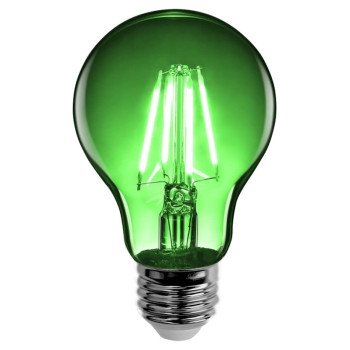 Feit Electric A19/TG/LED LED Bulb, Flood/Spotlight, A19 Lamp, E26 Lamp Base, Dimmable, Clear, Transparent Green Light