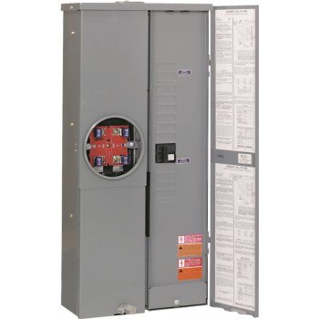 Square D SC2040M200C Combination Load Center, 200 A, 20 -Space, 40 -Circuit, 20 -Circuit Breaker, NEMA 3R Enclosure