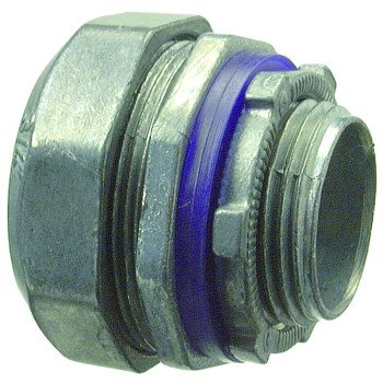 Halex 16215B Conduit Connector, 1-1/2 in Compression, Zinc