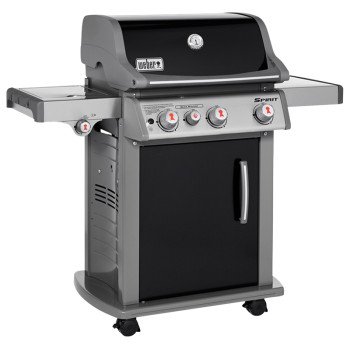 Weber 46810001 Gas Grill, 32000 Btu/hr BTU, Liquid Propane, 3 -Burner, 529 sq-in Primary Cooking Surface, Black