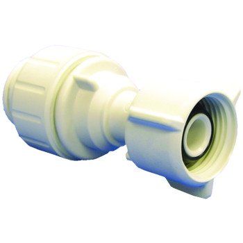 John Guest PEISTC2034P Swivel Connector, 1/2 in, CTS x NPS, PEX, 160 psi Pressure