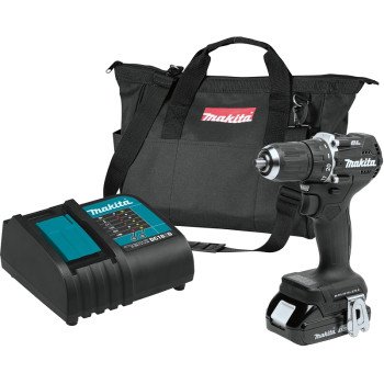 Makita LXT Series XFD15SY1B Sub-Compact Driver-Drill Kit, Battery Included, 18 V, 1.5 Ah, 1/2 in Chuck, Keyless Chuck