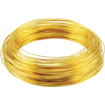 Hillman 50153 Utility Wire, 100 ft L, 24, Brass