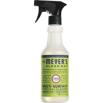 Mrs. Meyer's Clean Day 12441 Cleaner, 16 oz Spray Bottle, Liquid, Lemon Verbena