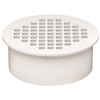 Oatey 43569 Floor Drain, PVC, Specifications: Snap-In Cover Design, Solvent Weld Connection