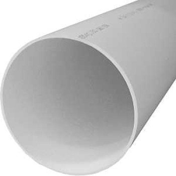 JM Eagle 32680 Pipe, 6 in, 10 ft L, Solvent Weld, PVC, White