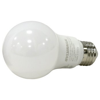 Sylvania 79284 LED Bulb, General Purpose, A19 Lamp, 60 W Equivalent, E26 Lamp Base, Frosted, Daylight, 5000 K Color Temp