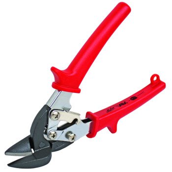 Malco AVsMini Series AVM6 EV Aviation Snip, Left Cut, Spring-Loaded Handle, Red Handle