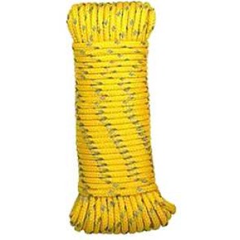 Baron 63515 Rope, 5/32 in Dia, 50 ft L, 35 lb Working Load, Polypropylene, Yellow