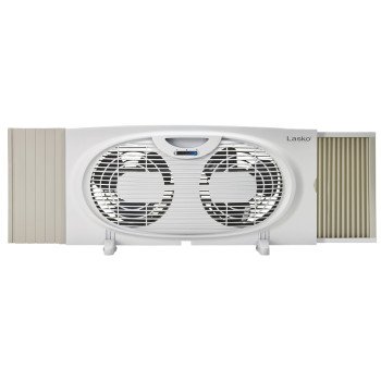 FAN WINDOW TWIN 2 SPD WHITE7IN