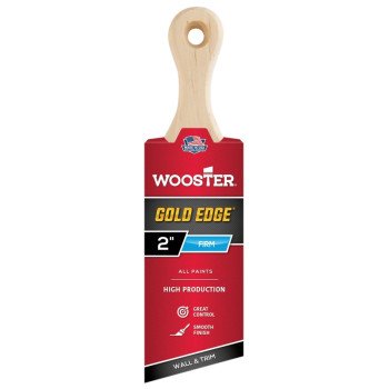 Wooster 5235-2 Paint Brush, 2 in W, 2-11/16 in L Bristle, Polyester Bristle, Short Handle