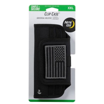 Nite Ize Clip Case CCS2LUS-01-R3 Universal Phone Holster, 2XL, USA Patch