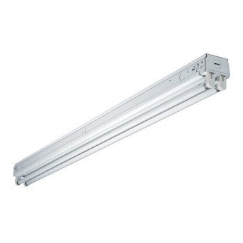 Eaton Lighting SNF217RB Fluorescent Strip Light, 120 V, 2-Lamp, Bi-Pin Lamp Base, 2900 Lumens